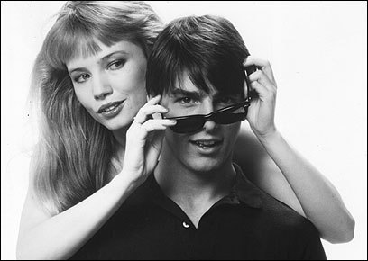 Tom Cruise y Rebecca De Mornay en una imagen promocional de 