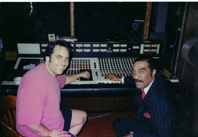 Con Andre Williams en los Ghetto Recorders (Foto: Archivo Jim Diamond)